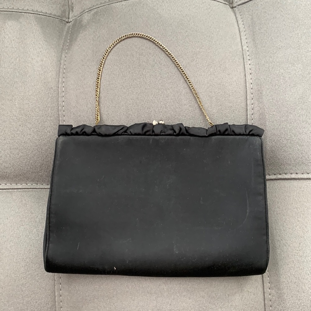 Vintage black Harry Levine Purse/Clutch